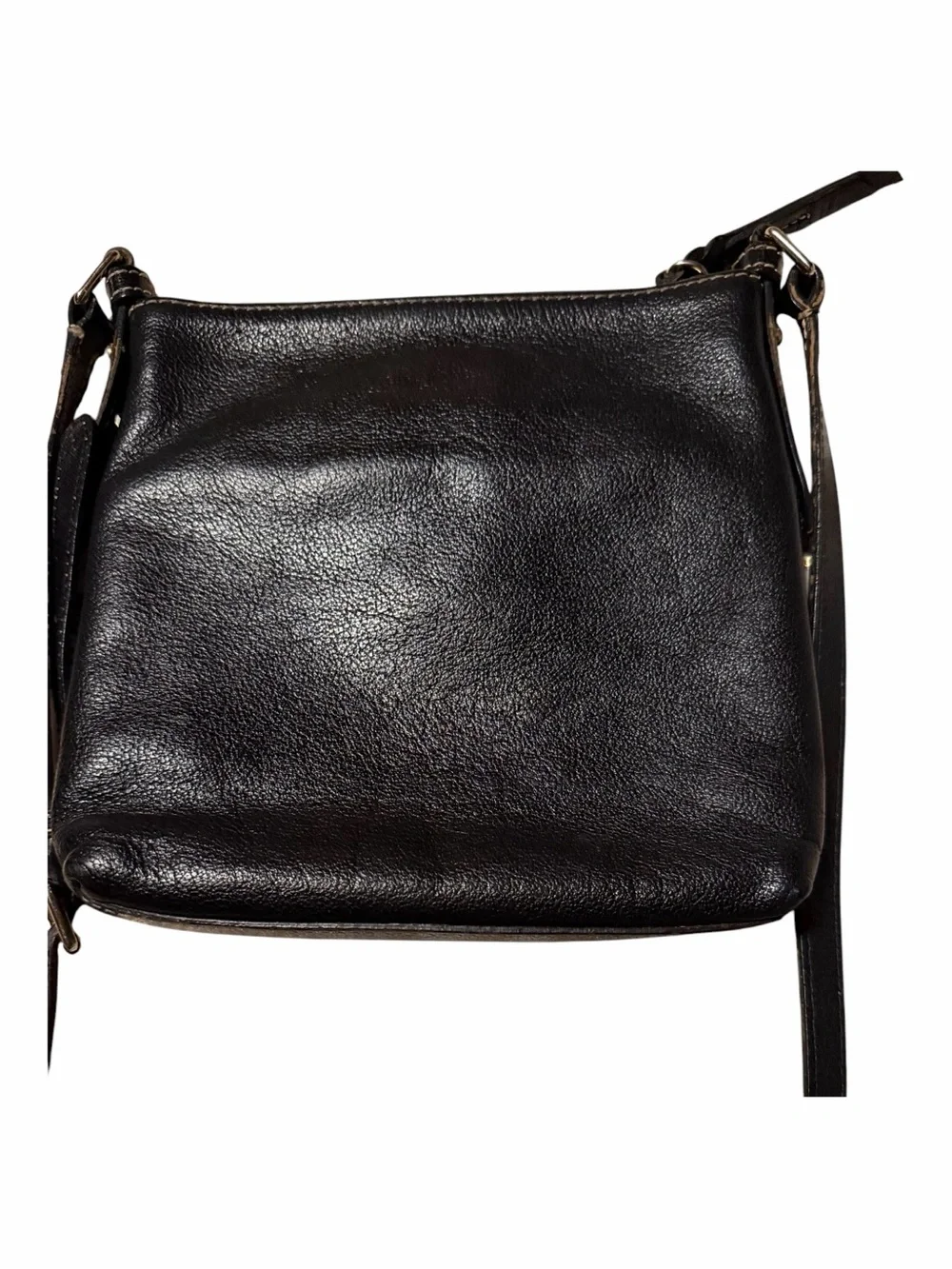 Dooney & Bourke Black Pebbled Leather Crossbody Bag